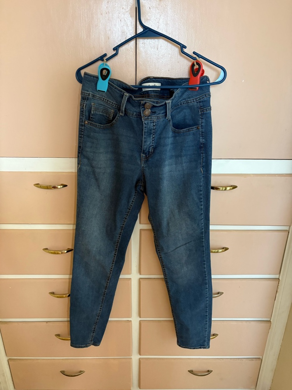 Angels Indigo High-Rise Skinny Jeans